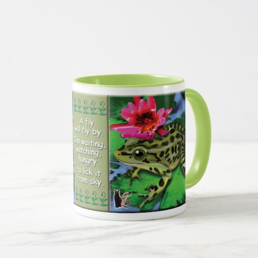 Leopard Frog Tasse (VorderseiteRechts)
