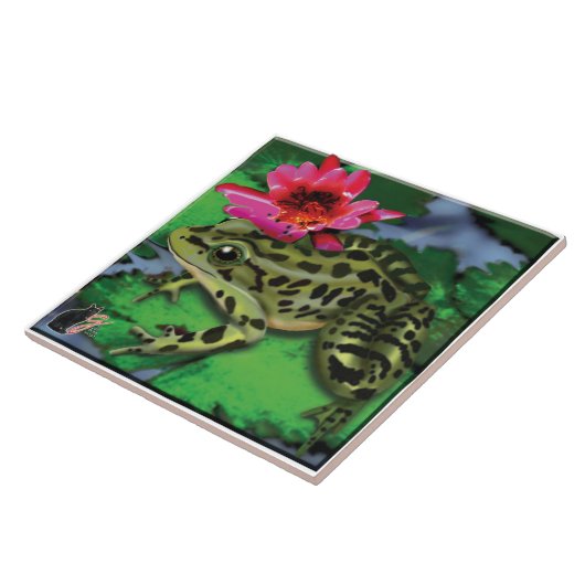 Leopard Frog Tile Fliese (Seite)