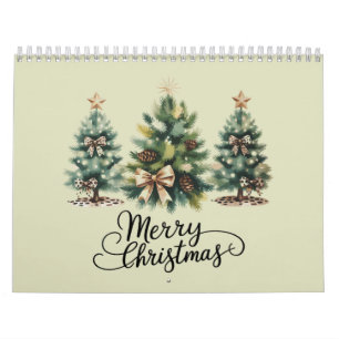 Leopard Frohe Weihnachten Baum Kokette Schleife Xm Kalender