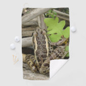 Leopard-Frosch-Golf-Tuch Golfhandtuch (Insitu)