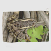 Leopard-Frosch-Golf-Tuch Golfhandtuch (Horizontal)