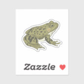 Leopard-Froschdarstellung Aufkleber (Blatt)