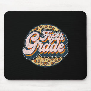 Leopard Fünfte Lehrer Süße 5. Klasse Zurück zur Sc Mousepad