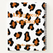 Leopard Funny Erinnerungen Daily Notizblock (Rückseite)