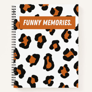 Leopard Funny Erinnerungen Daily Notizblock