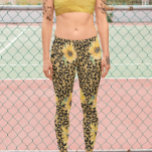 Leopard Fur Animal Print Sunflower Gold Metallic Capri Leggings<br><div class="desc">Dieses Design kann personalisiert werden, indem Sie die Option Anpassen auswählen, um Text hinzuzufügen oder andere Änderungen vorzunehmen. Wenn dieses Produkt die Möglichkeit hat, das Design auf einen anderen Gegenstand zu übertragen, stellen Sie bitte sicher, dass das Design bei Bedarf angepasst wird. Kontaktieren Sie mich unter colorflowcreations@gmail.com , wenn Sie...</div>