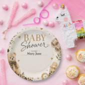 Leopard für Baby Shower Pappteller (Party)