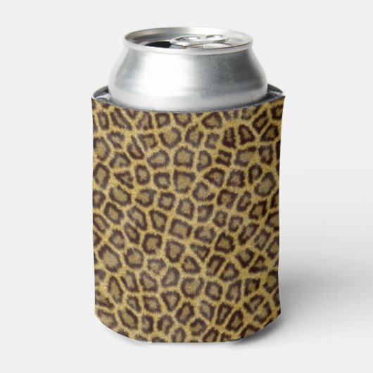 Leopard Fur Dosenkühler (Kanne Vorderseite)