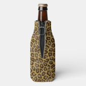 Leopard Fur Flaschenkühler (Flasche Rückseite)