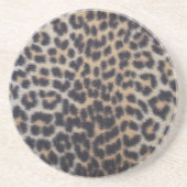 Leopard Fur Getränkeuntersetzer (Vorne)
