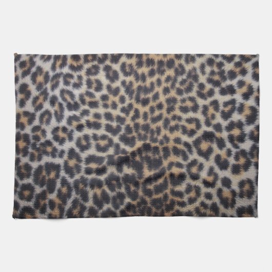 Leopard Fur Handtuch (Horizontal)