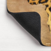 Leopard Fur Karte der AFRICA Wildlife Series Mousepad (Ecke)