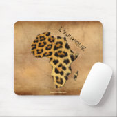 Leopard Fur Karte der AFRICA Wildlife Series Mousepad (Mit Mouse)