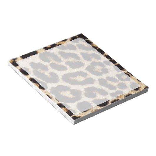 Leopard Fur Look Notizblock (angewinkelt)