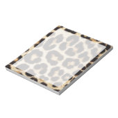 Leopard Fur Look Notizblock (Rotiert)