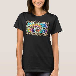 Leopard für medizinische Assistenzkraft Gefärbte K T-Shirt