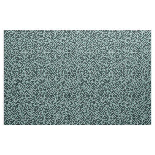 Leopard Fur Muster Aqua Fabric Stoff (Yard (91,4 cm))