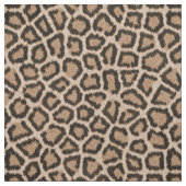 Leopard Fur Muster Brown Fabric Stoff (Muster)
