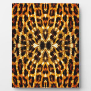 Leopard Fur Muster Fotoplatte