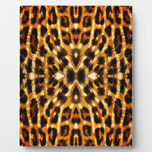 Leopard Fur Muster Fotoplatte (Vorderseite)