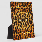 Leopard Fur Muster Fotoplatte (Seite)
