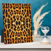 Leopard Fur Muster Fotoplatte (Seite)