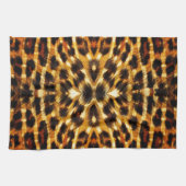 Leopard Fur Muster Geschirrtuch (Horizontal)