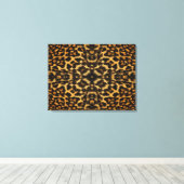 Leopard Fur Muster Leinwanddruck (Insitu (Holzboden))