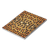 Leopard Fur Muster Notizblock (Rotiert)