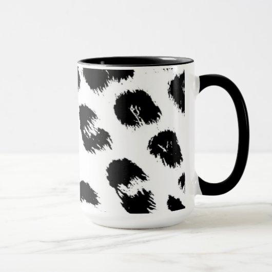 Leopard Fur Muster Tasse (Rechts)