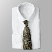 Leopard Fur, Neck Tie Krawatte (Gebunden)