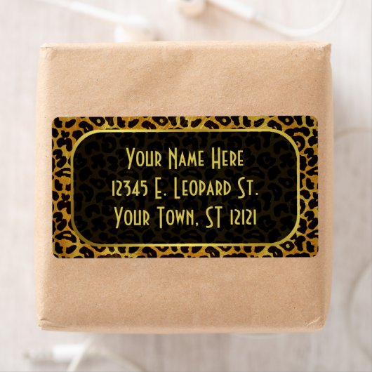 Leopard Fur Print Animal Muster (Insitu)