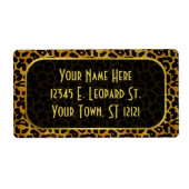 Leopard Fur Print Animal Muster (Vorne)