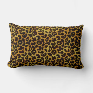 Leopard Fur Print Animal Muster Lendenkissen