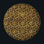 Leopard Fur Print Animal Muster Magnet<br><div class="desc">Dieses trendige Magnet-Design zeichnet sich durch ein gezacktes Leopardendruckmuster mit schwarzen Tierpunkten auf einem orange-gelb-goldenen Pelzhintergrund aus. Bringen Sie die Wildkatze mit diesem coolen Felindesign in sich hervor. Es ist der perfekte,  kühne,  originelle Look für Tierliebhaber. Karo in unserem Shop für passende Artikel.</div>