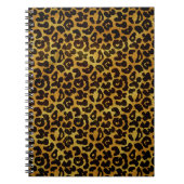 Leopard Fur Print Animal Muster Notizblock (Vorderseite)