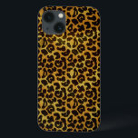 Leopard Fur Print Animal Pattern Case-Mate iPhone Hülle<br><div class="desc">This trendy animal print iPad case design feature splotched leopard print pattern with black animal spots on an orange-yellow-gold fur background. Bring das Wild Cat in you with this cool feline design. It's the perfekt bold,  original look for animal lovers. Check our shop for matching items.</div>