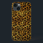 Leopard Fur Print Animal Pattern Case-Mate iPhone Hülle<br><div class="desc">This trendy animal print iPad case design feature splotched leopard print pattern with black animal spots on an orange-yellow-gold fur background. Bring das Wild Cat in you with this cool feline design. It's the perfekt bold,  original look for animal lovers. Check our shop for matching items.</div>