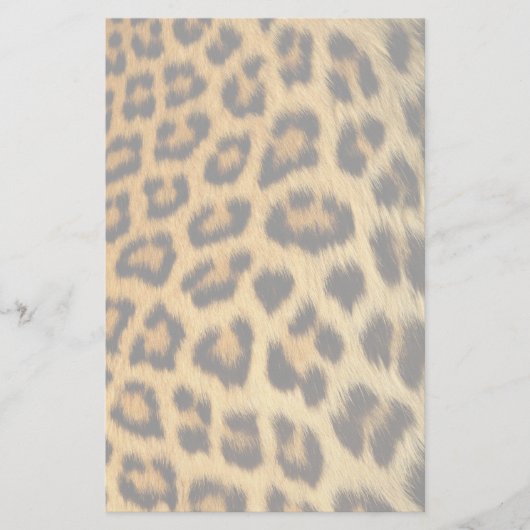 Leopard Fur Print Briefpapier (Vorderseite)