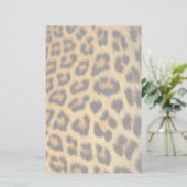 Leopard Fur Print Briefpapier (Stehend Vorderseite)
