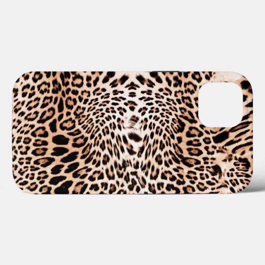 Leopard Fur Print Case-Mate iPhone Hülle (Rückseite (Horizontal))