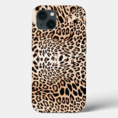 Leopard Fur Print Case-Mate iPhone Hülle (Rückseite)