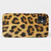 Leopard Fur Print Case-Mate iPhone Hülle (Rückseite (Horizontal))