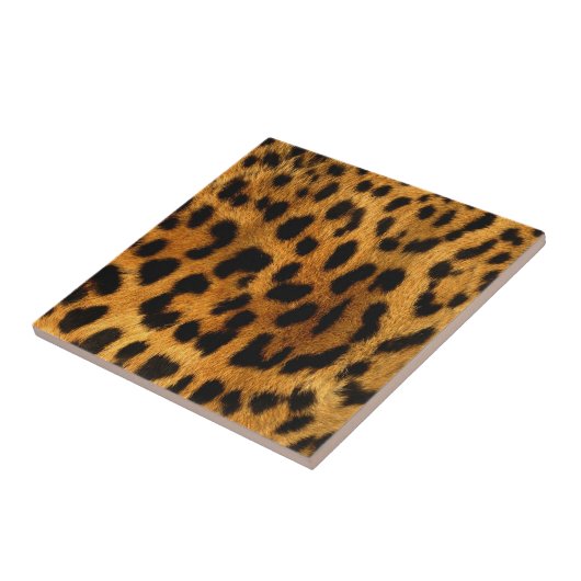 Leopard Fur Print Fliese (Seite)