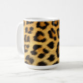 Leopard Fur Print Kaffeetasse (Vorderseite Links)