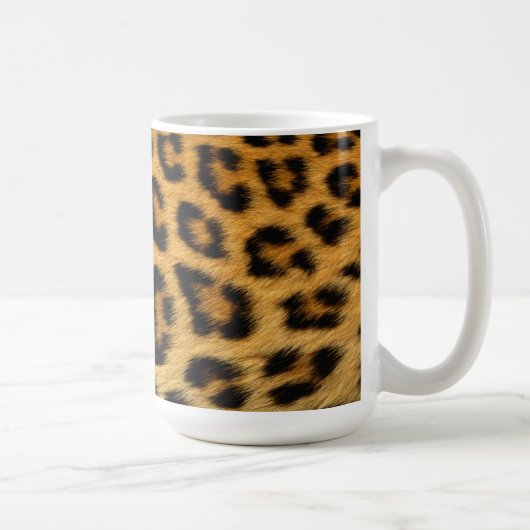 Leopard Fur Print Kaffeetasse (Rechts)