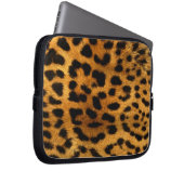 Leopard Fur Print Laptopschutzhülle (Vorne Rechts)