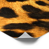 Leopard Fur Print Poster (Ecke)