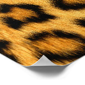 Leopard Fur Print Poster (Ecke)