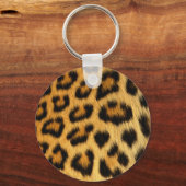 Leopard Fur Print Schlüsselanhänger (Vorderseite)